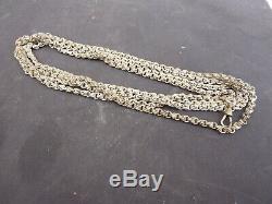 Very Beautiful And Ancient Necklace For Women Sterling Silver 19 Éme