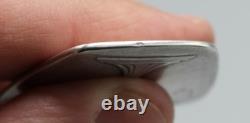 Very Beautiful Antique Solid Silver Medal Deauville Art Nouveau