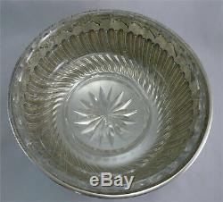 Very Beautiful Salad Bowl / Sterling Silver Cup Old Trophy Horse Biarritz 1,010 KG