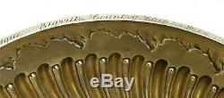 Very Beautiful Salad Bowl / Sterling Silver Cup Old Trophy Horse Biarritz 1,010 KG