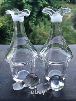 Very Beautiful and Antique Solid Silver Oil and Vinegar Cruet, VIEILLARD Hallmark