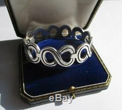 Very Important Old Creator Bracelet Taxco Mexico Sterling Silver 925 67g