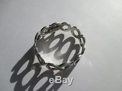 Very Important Old Creator Bracelet Taxco Mexico Sterling Silver 925 67g