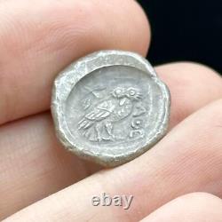 Very ancient Greek coin in solid silver owl Athens 2000+ a