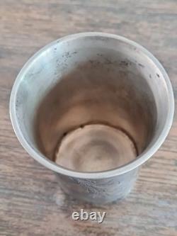 Very beautiful 19th-century cup / solid silver goblet, old hallmark 13 DK / from 1867