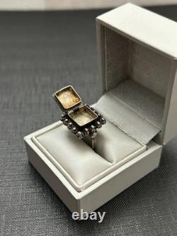 Very beautiful antique solid silver ring