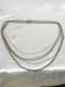 Vintage 5-strand Silver-tone Metal Chain Necklace, 103 G, Silver Jewel