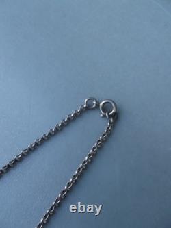 Vintage 925 Solid Silver Choker Necklace with Ram Head Pendant