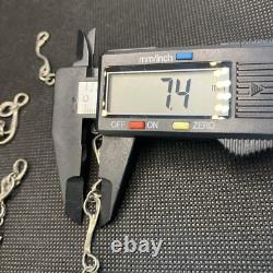 Vintage Art Deco New Solid 925 Silver Pendant Necklace