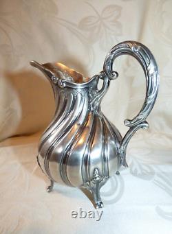 Vintage Creamer Milk Pitcher in Solid Silver Minerva Hallmark 215 grams