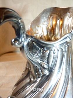 Vintage Creamer Milk Pitcher in Solid Silver Minerva Hallmark 215 grams