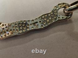 Vintage French Brutalist Silver Necklace Paris Goldsmith Minerva