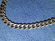 Vintage Old Solid Silver Chain Necklace Multiple Old Hallmarks