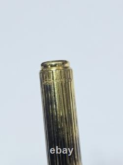 Vintage PIERRE CARDIN ballpoint pen in vermeil solid silver with replaceable refill