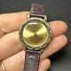 Vintage Richards-zeger Wristwatch In Solid Silver Vermeil With Screws