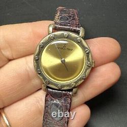Vintage RICHARDS-ZEGER Wristwatch in Solid Silver Vermeil with Screws