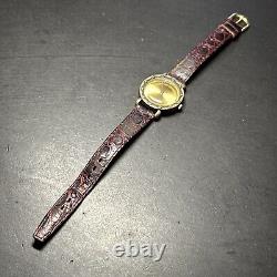Vintage RICHARDS-ZEGER Wristwatch in Solid Silver Vermeil with Screws
