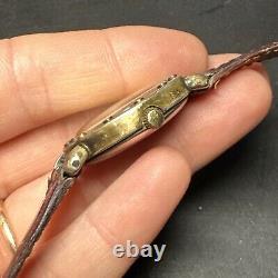 Vintage RICHARDS-ZEGER Wristwatch in Solid Silver Vermeil with Screws