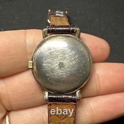 Vintage RICHARDS-ZEGER Wristwatch in Solid Silver Vermeil with Screws
