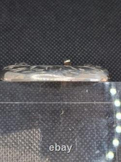 Vintage SUNSET TRAILS STERLING Silver Belt Buckle