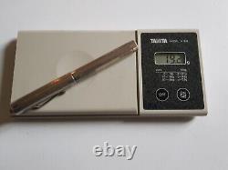 Vintage Silver Plated Fountain Pen with 18K Gold Nib from the Year 1930