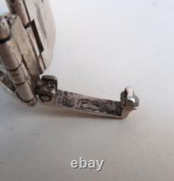 Vintage Solid Silver Bracelet with Belt Buckle circa 1960-1970