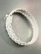 Vintage Solid Silver Cuff Bracelet Ethnic Twisted Art Mesh