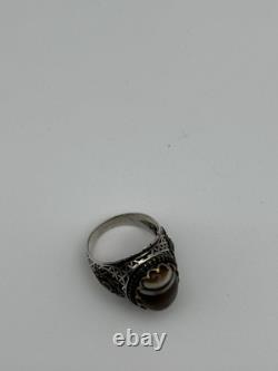 Vintage Solid Silver Ring 925