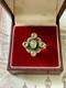 Vintage Solid Silver Ring With Opal And 4 Genuine Citrines Creator