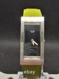 Vintage Solid Silver Tank Watch GUILDE Reglex Working