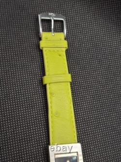 Vintage Solid Silver Tank Watch GUILDE Reglex Working
