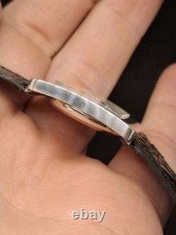 Vintage Solid Silver Tank Watch QUILBÉ Works Very Well