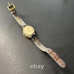 Vintage Solid Silver Wristwatch Silver Tank OBREY Mechanical