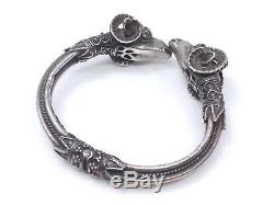 Vintage Sterling Silver Bangle Bracelet (2)