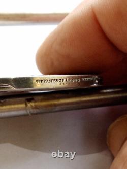 Vintage Tiffany and Co. Sterling Silver Perfume Vinaigrette Box