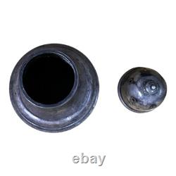 Vintage antique engraved solid silver salt and pepper shakers