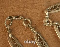 Vintage long silver necklace