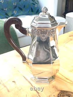 Vintage silver coffee and tea set by Christofle