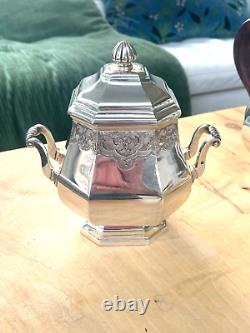 Vintage silver coffee and tea set by Christofle