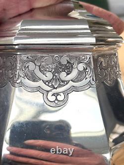 Vintage silver coffee and tea set by Christofle