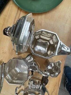 Vintage silver coffee and tea set by Christofle