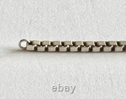 Vintage solid 925 sterling silver bracelet, weight 22.5 g