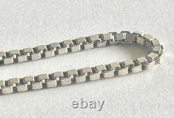 Vintage solid 925 sterling silver bracelet, weight 22.5 g