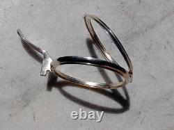 Xix, Beautiful Antique Lunula of Monstrance in Solid 925 Silver, Without Glasses