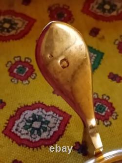 Xix, Beautiful Antique Lunula of Monstrance in Solid 925 Silver, Without Glasses
