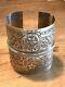 105g! Silver Berber Bracelet Manchette Ancien Tunisien Kabyle Argent Vintage