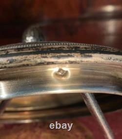 10/12 cm Ancien couvercle argent massif, sucrier, bonbonniere, (A & Lopisgich)