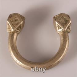 12340 # Ancienne Manchette Tuareg En Alliage D'Argent Massif Agadez Niger