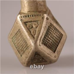 12340 # Ancienne Manchette Tuareg En Alliage D'Argent Massif Agadez Niger