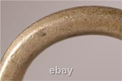 12340 # Ancienne Manchette Tuareg En Alliage D'Argent Massif Agadez Niger